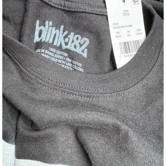 NEW! Official Rock Band Blink -182 Self-Titled Black Tee Shirt New With Tags xxl - Picture 4 of 4